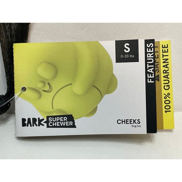 Bark Box Cheeks Dog Toy squeaker small 0 to 20 lbs pets - Picture 2 of 4